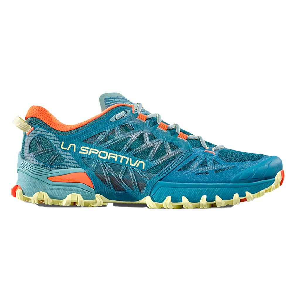 La Sportiva Bushido III Trail Running Shoe Women's in Everglade Zest